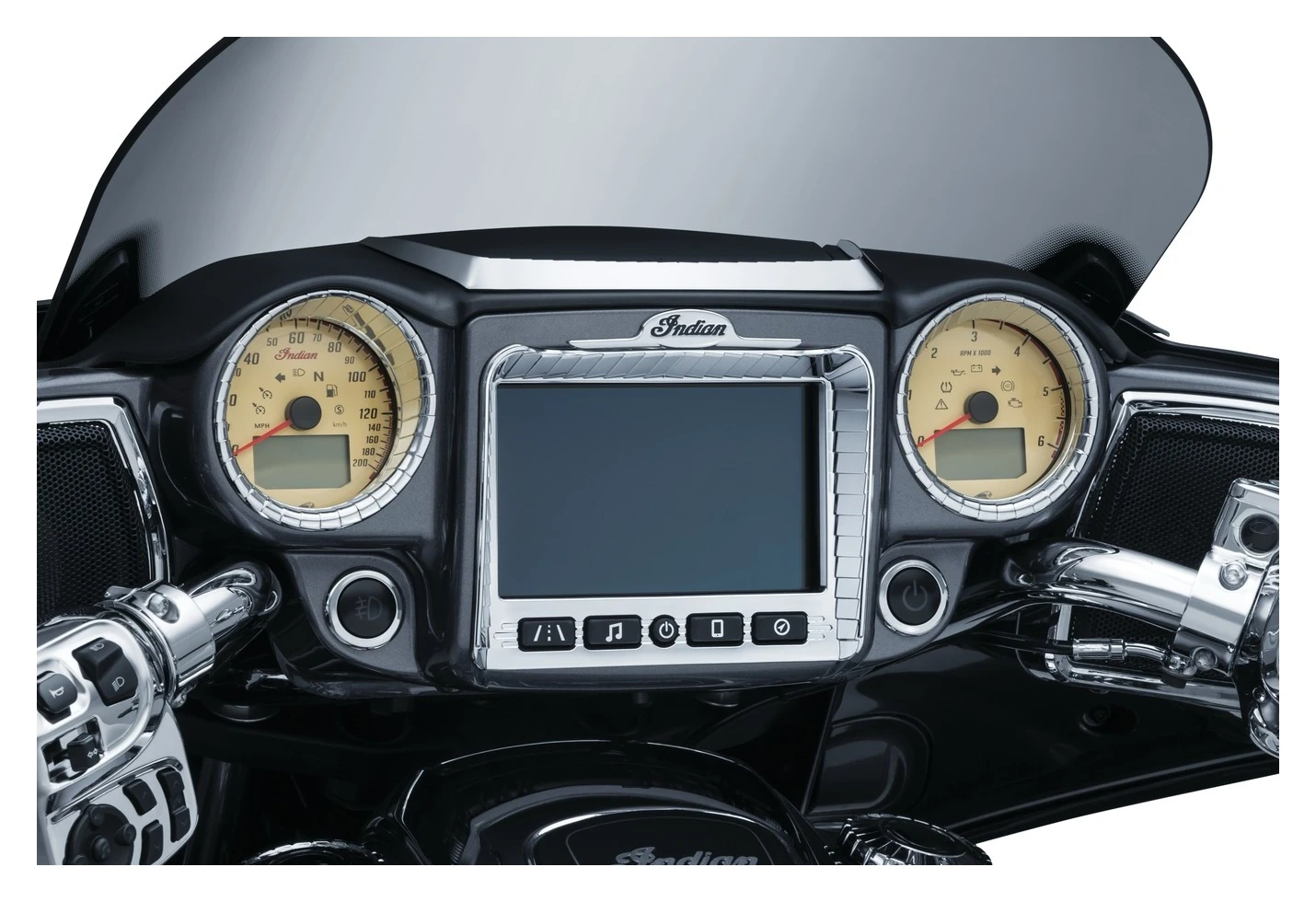 Kuryakyn Aztec Top Dash Accent For Indian Bagger 2017-2018 8 Kuryakyn Aztec Top Dash Accent For Indian Bagger 2017-2018 - Image 6