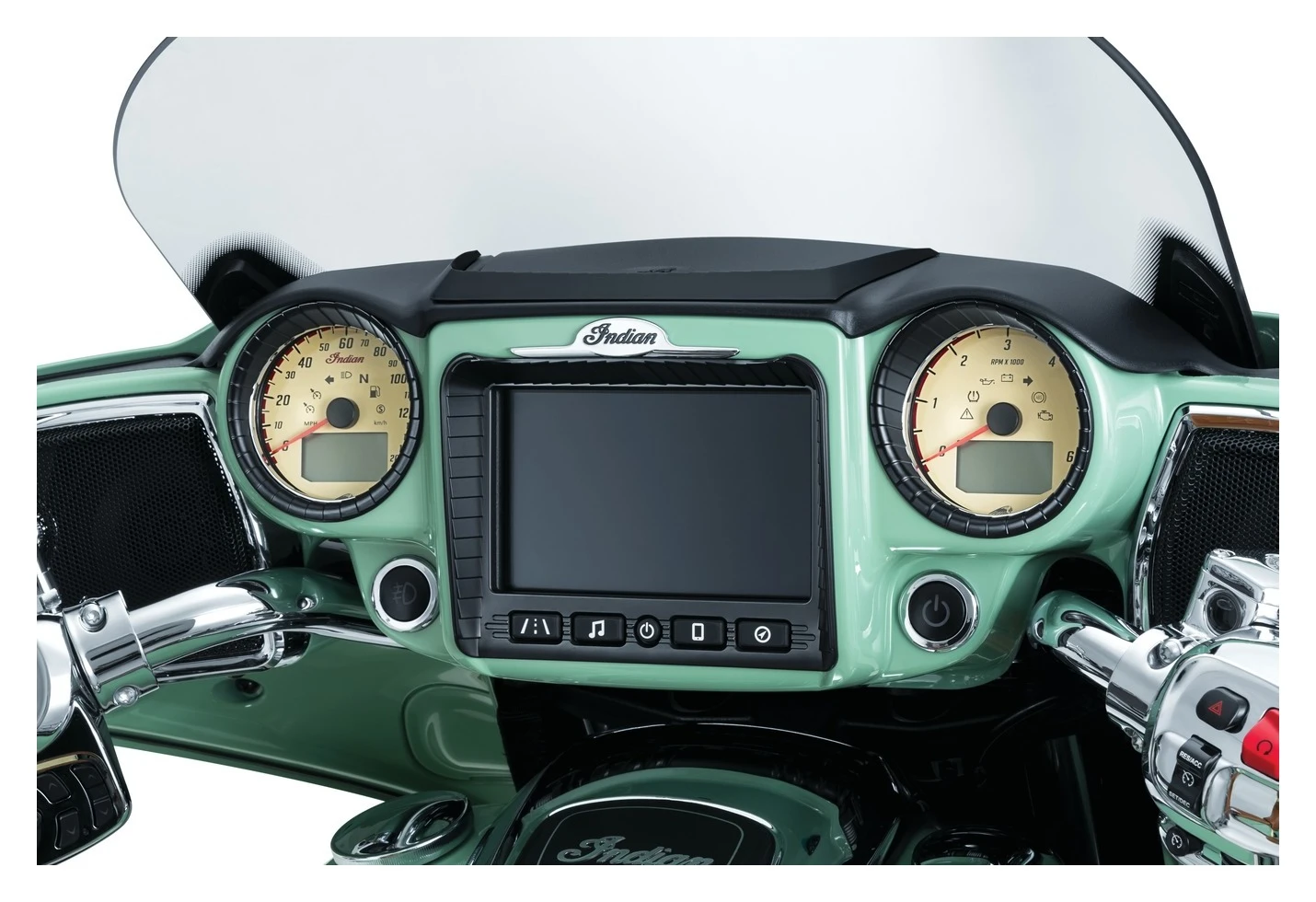 Kuryakyn Aztec Top Dash Accent For Indian Bagger 2017-2018 5 Kuryakyn Aztec Top Dash Accent For Indian Bagger 2017-2018 - Image 3