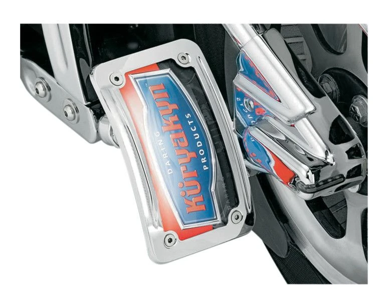 Kuryakyn Curved Side-Mount License Plate Holder For Harley 4 Kuryakyn Curved Side-Mount License Plate Holder For Harley - Image 2
