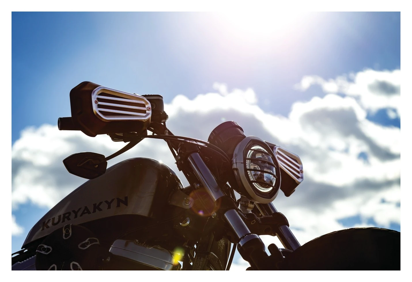 Kuryakyn Dillinger 5.75" Headlight Trim Ring For Harley 1994-2018 8 Kuryakyn Dillinger 5.75" Headlight Trim Ring For Harley 1994-2018 - Image 6