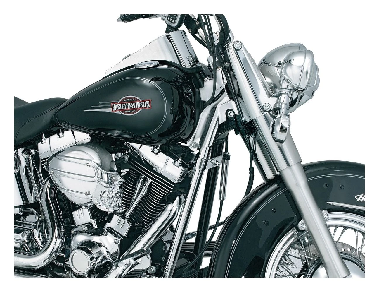 Kuryakyn Down Tube Covers For Harley Softail 2007-2017 4 Kuryakyn Down Tube Covers For Harley Softail 2007-2017 - Image 2