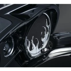 Kuryakyn Flame Front Speaker Grills For Harley Touring -Deals Throttle Nest Store kuryakyn flame front speaker grills for harley touring 1