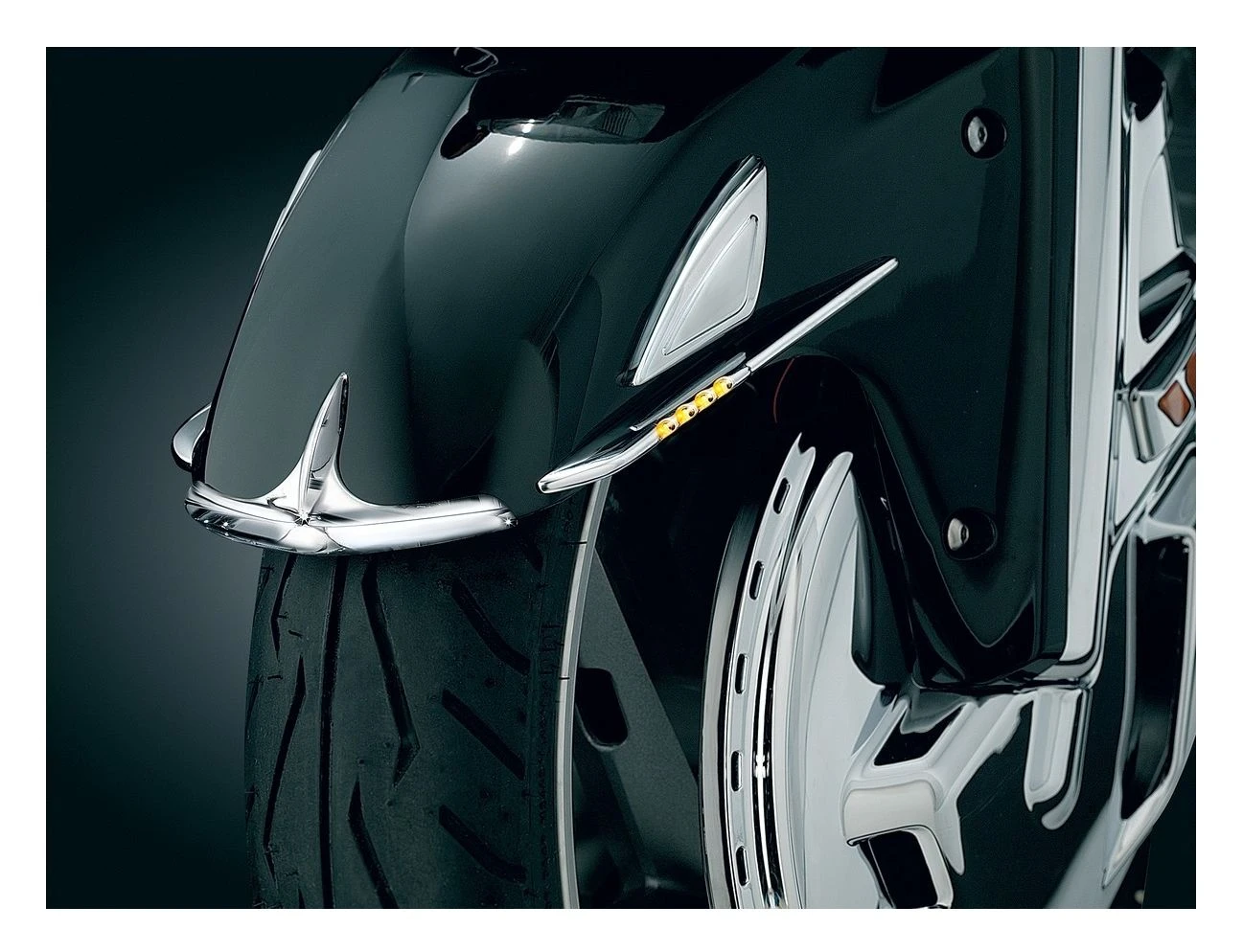 Kuryakyn Front Fender Tip Honda GoldWing GL1800 2001-2015 - Image 2
