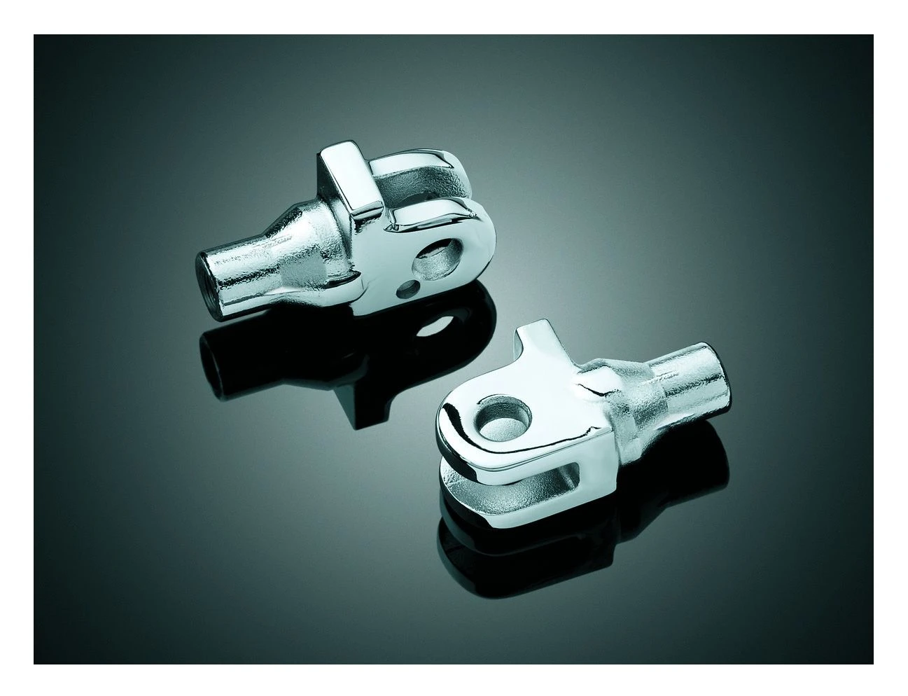 Kuryakyn Front / Rear Tapered Foot Peg Adapters Triumph 3 Kuryakyn Front / Rear Tapered Foot Peg Adapters Triumph