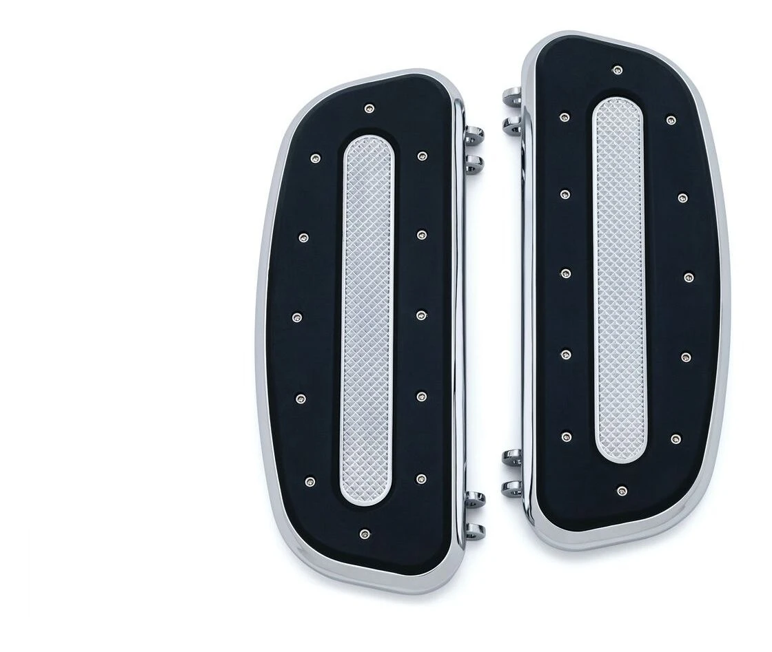 Kuryakyn Heavy Industry Driver Floorboards For Harley 1984-2022 Chrome [Open Box]