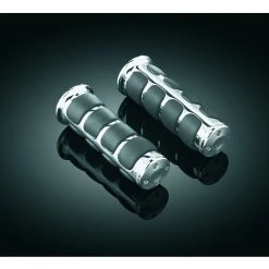 Kuryakyn ISO Grips For Honda And Triumph 1994-2021 -Deals Throttle Nest Store kuryakyn iso grips for honda and triumph19942015 chrome 1
