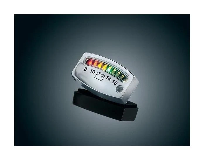 Kuryakyn LED 12 Volt Battery Gauge 4 Kuryakyn LED 12 Volt Battery Gauge - Image 2