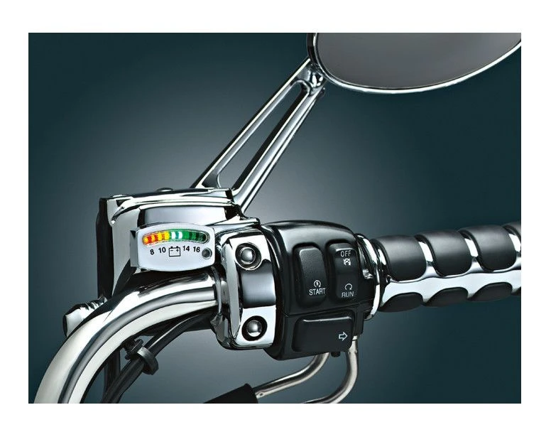 Kuryakyn LED 12 Volt Battery Gauge 5 Kuryakyn LED 12 Volt Battery Gauge - Image 3