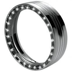 Kuryakyn LED Halo 7" Headlight Trim Ring For Harley -Deals Throttle Nest Store kuryakyn led halo7 headlight trim ring for harley chrome 4