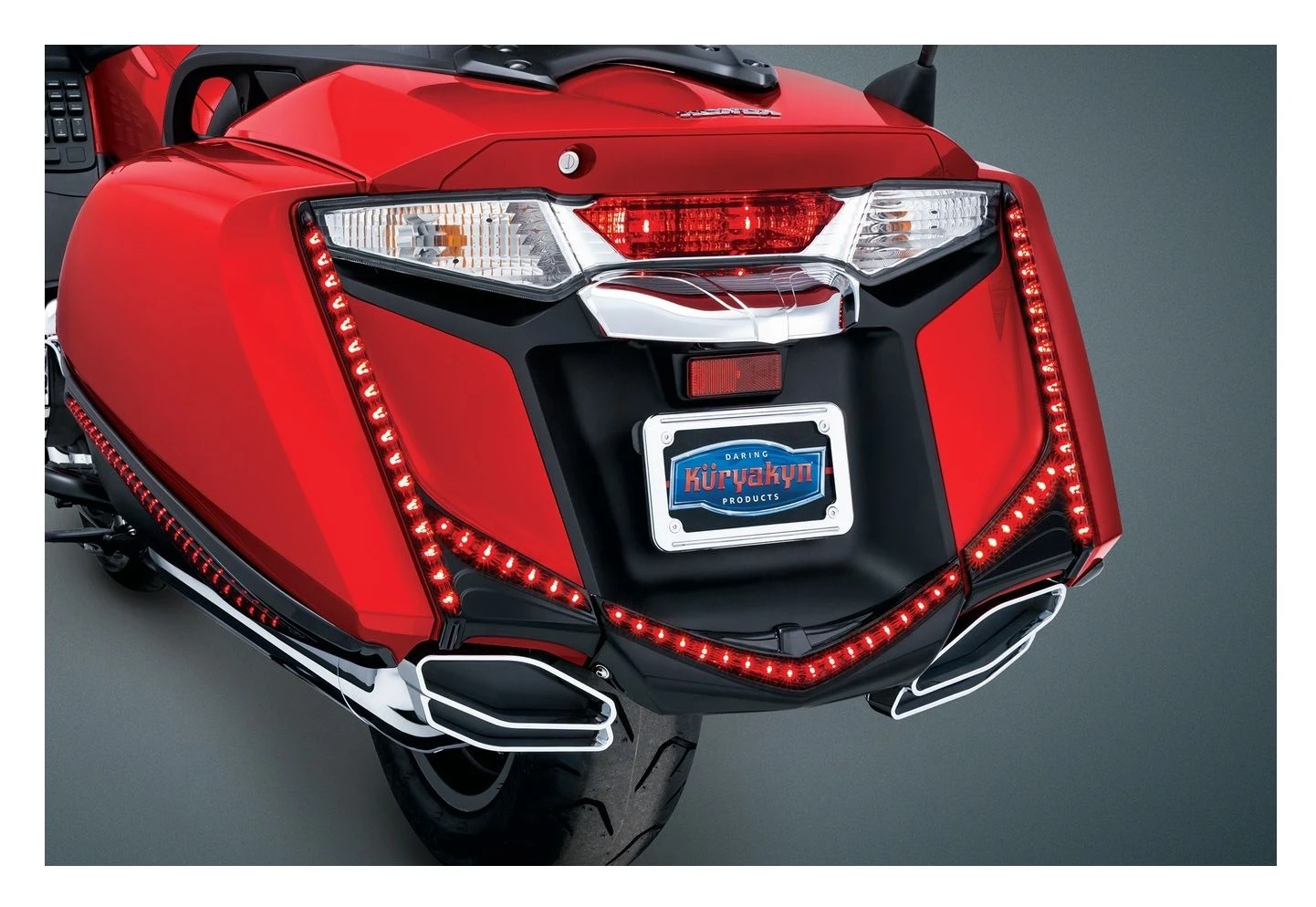Kuryakyn LED Vertical Rear Light Strips For Honda GoldWing 2012-2015 - Image 8