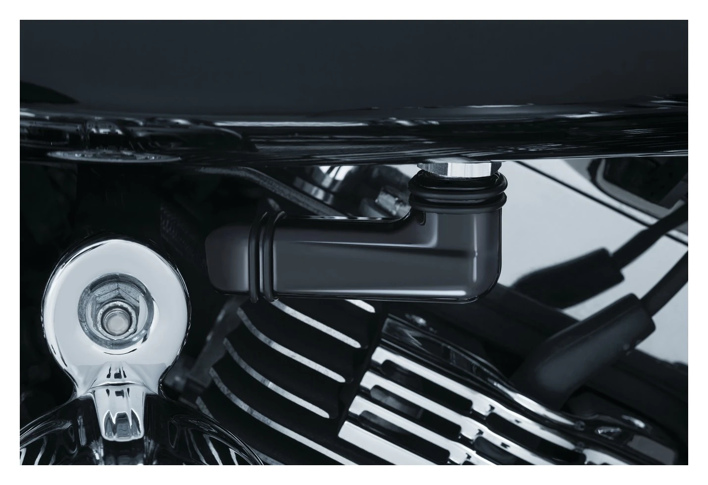 Kuryakyn Linear Fuel Line Fitting Cover For Harley 2001-2022 4 Kuryakyn Linear Fuel Line Fitting Cover For Harley 2001-2022 - Image 2