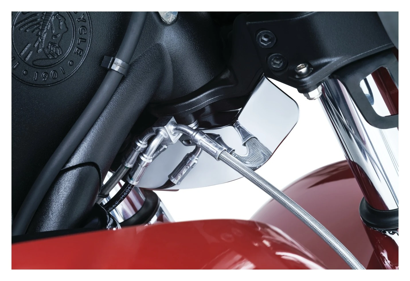 Kuryakyn Lower Triple Tree Wind Deflector For Indian 2014-2022 4 Kuryakyn Lower Triple Tree Wind Deflector For Indian 2014-2022 - Image 2