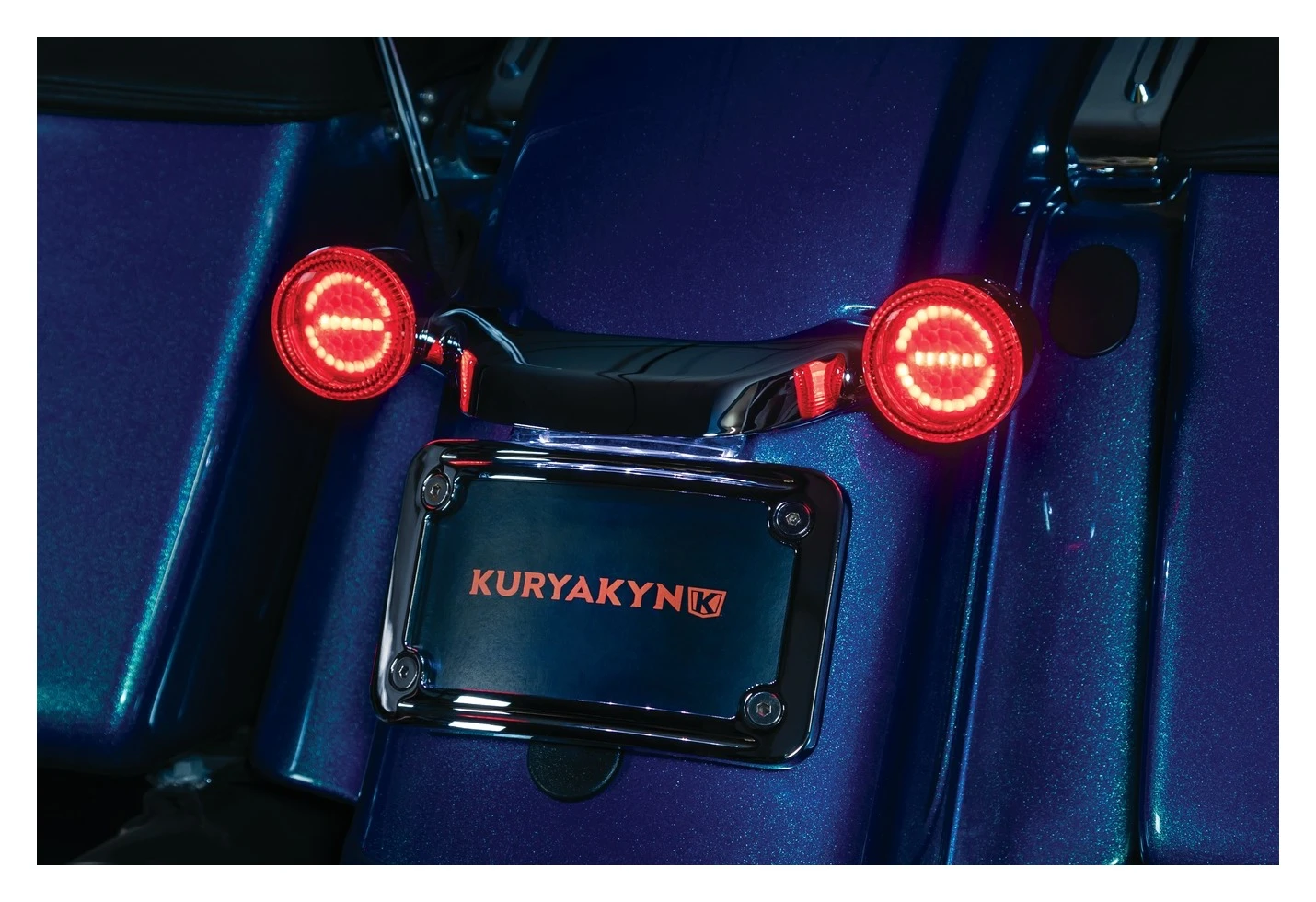 Kuryakyn LuminEZ LED Rear Turn Signal Inserts For Harley 2000-2022 - Image 2