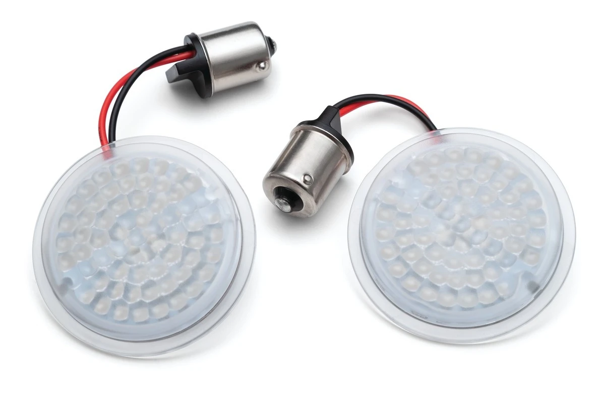 Kuryakyn LuminEZ LED Rear Turn Signal Inserts For Harley 1986-2022 3 Kuryakyn LuminEZ LED Rear Turn Signal Inserts For Harley 1986-2022