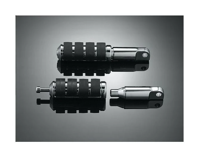 Kuryakyn Male Mount Foot Peg Extensions For Harley 2.5" Extension / Chrome [Open Box]