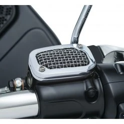 Kuryakyn Mesh Brake Master Cylinder Cover For Harley -Deals Throttle Nest Store kuryakyn mesh brake master cylinder cover for harley touring20082017 5