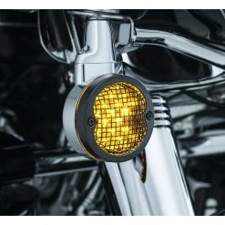 Kuryakyn Mesh Flat Turn Signal Bezels For Harley -Deals Throttle Nest Store kuryakyn mesh flat turn signal bezels for harley 5