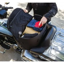 Kuryakyn Momentum Wanderer Touring Seat Bag -Deals Throttle Nest Store kuryakyn momentum wanderer touring seat bag 12