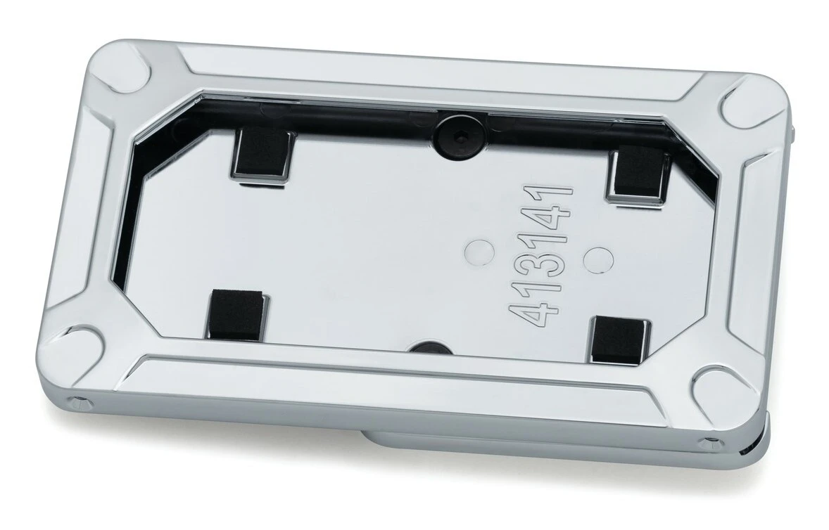 Kuryakyn Nova Side Mount License Plate Frame For Harley Softail 2018-2022 6 Kuryakyn Nova Side Mount License Plate Frame For Harley Softail 2018-2022 - Image 4