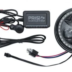 Kuryakyn Orbit Prism+ 5 3/4" LED Bluetooth Color Halo Headlight