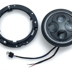 Kuryakyn Orbit Vision 7" LED Halo Headlight For Harley 1991-2022 White / 7" [Open Box]