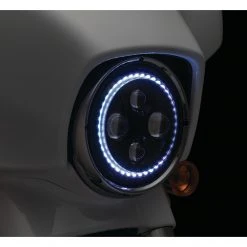 Kuryakyn Orbit Vision 7" LED Halo Headlight For Harley 1991-2022 10 Kuryakyn Orbit Vision 7" LED Halo Headlight For Harley 1991-2022 -Deals Throttle Nest Store kuryakyn orbit vision7 led halo headlight for harley19942017 8