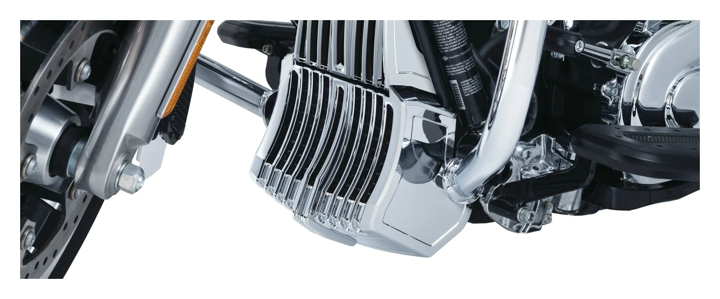 Kuryakyn Precision Oil Cooler Cover For Harley Touring 2017-2022 5 Kuryakyn Precision Oil Cooler Cover For Harley Touring 2017-2022 - Image 3