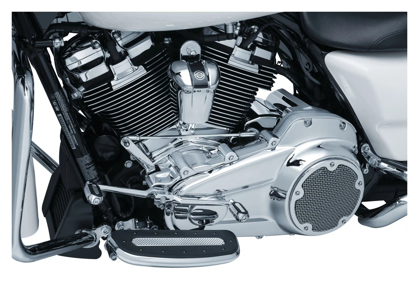 Kuryakyn Precision Cylinder Base Cover For Harley Touring 2017-2022 4 Kuryakyn Precision Cylinder Base Cover For Harley Touring 2017-2022 - Image 2