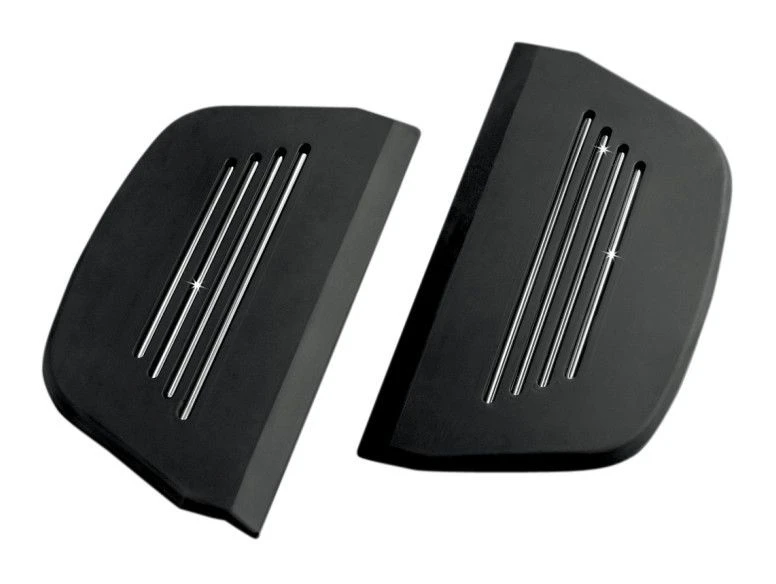 Kuryakyn Premium Passenger D-Shaped Floorboard Inserts For Harley 1986-2022 3 Kuryakyn Premium Passenger D-Shaped Floorboard Inserts For Harley 1986-2022