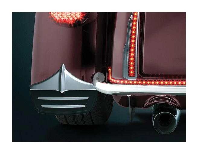 Kuryakyn Rear Mud Flaps For Harley Trike 2009-2022 3 Kuryakyn Rear Mud Flaps For Harley Trike 2009-2022