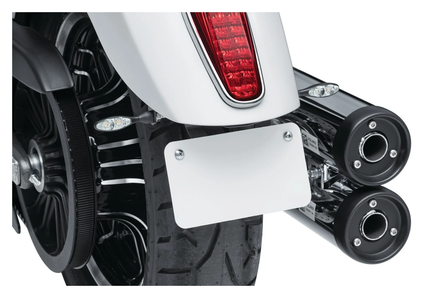 Kuryakyn Rear Turn Signal & License Plate Mount For Indian Scout 2015-2020 - Image 2