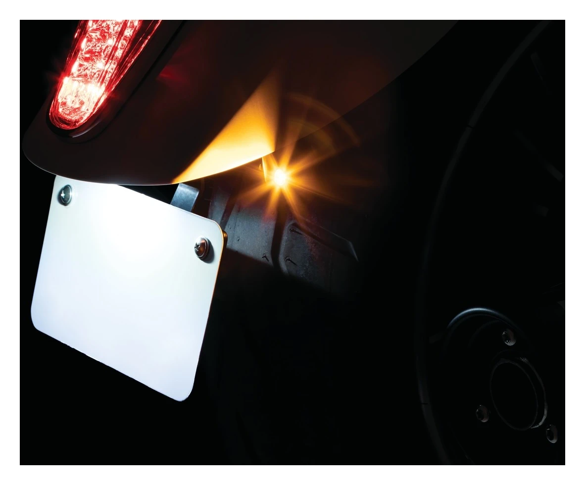 Kuryakyn Rear Turn Signal & License Plate Mount For Indian Scout 2015-2020 - Image 4