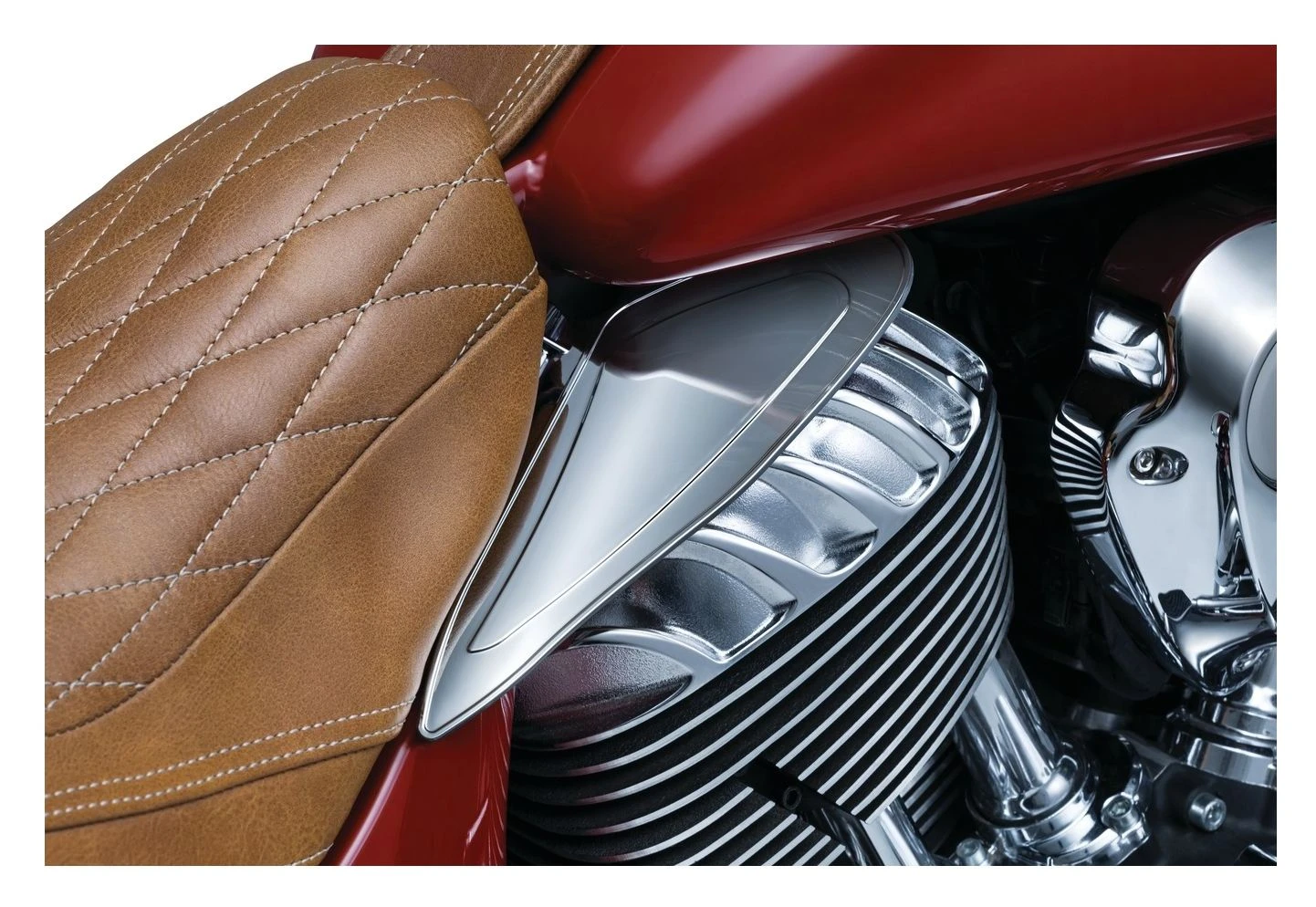 Kuryakyn Saddle Shield Heat Deflectors For Indian 2014-2022 3 Kuryakyn Saddle Shield Heat Deflectors For Indian 2014-2022