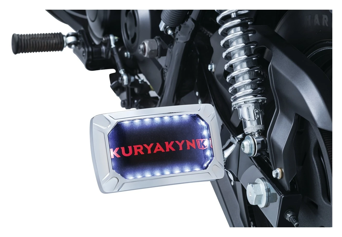 Kuryakyn Side-Mount License Plate Brackets For Harley 9 Kuryakyn Side-Mount License Plate Brackets For Harley - Image 7