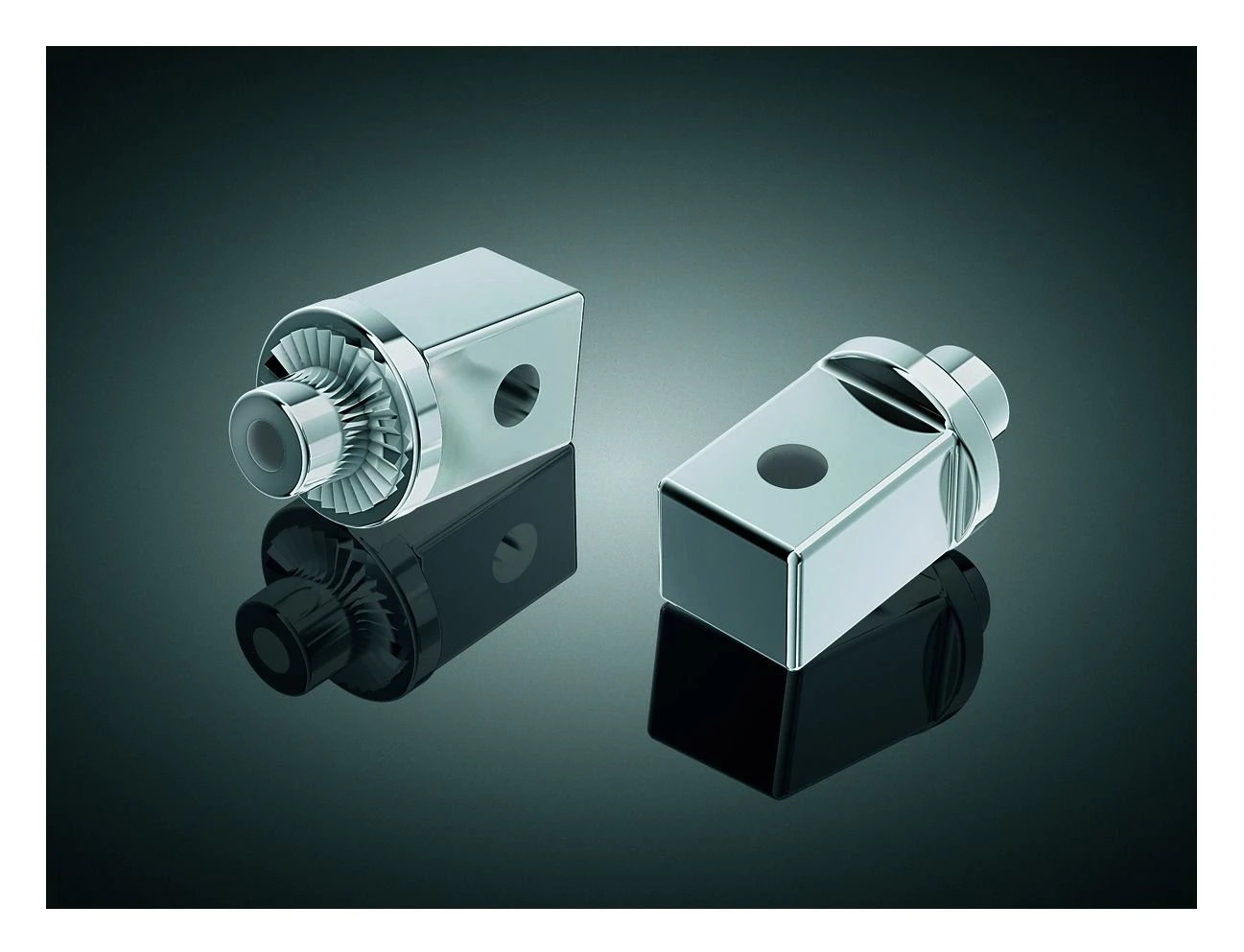 Kuryakyn Front / Rear Splined Foot Peg Adapters Yamaha / Honda / Suzuki 3 Kuryakyn Front / Rear Splined Foot Peg Adapters Yamaha / Honda / Suzuki