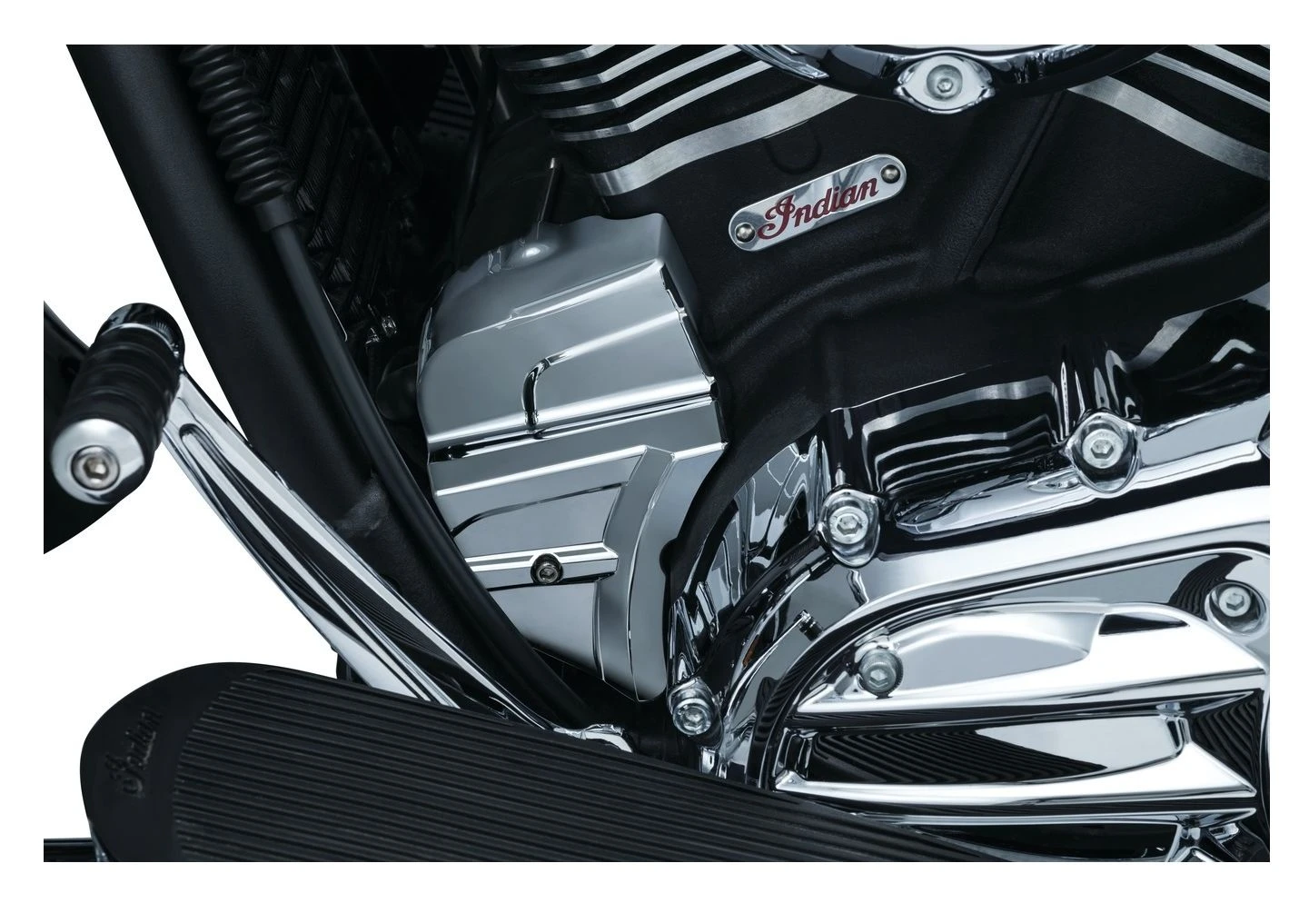 Kuryakyn Starter End Cover For Indian 2014-2022 4 Kuryakyn Starter End Cover For Indian 2014-2022 - Image 2