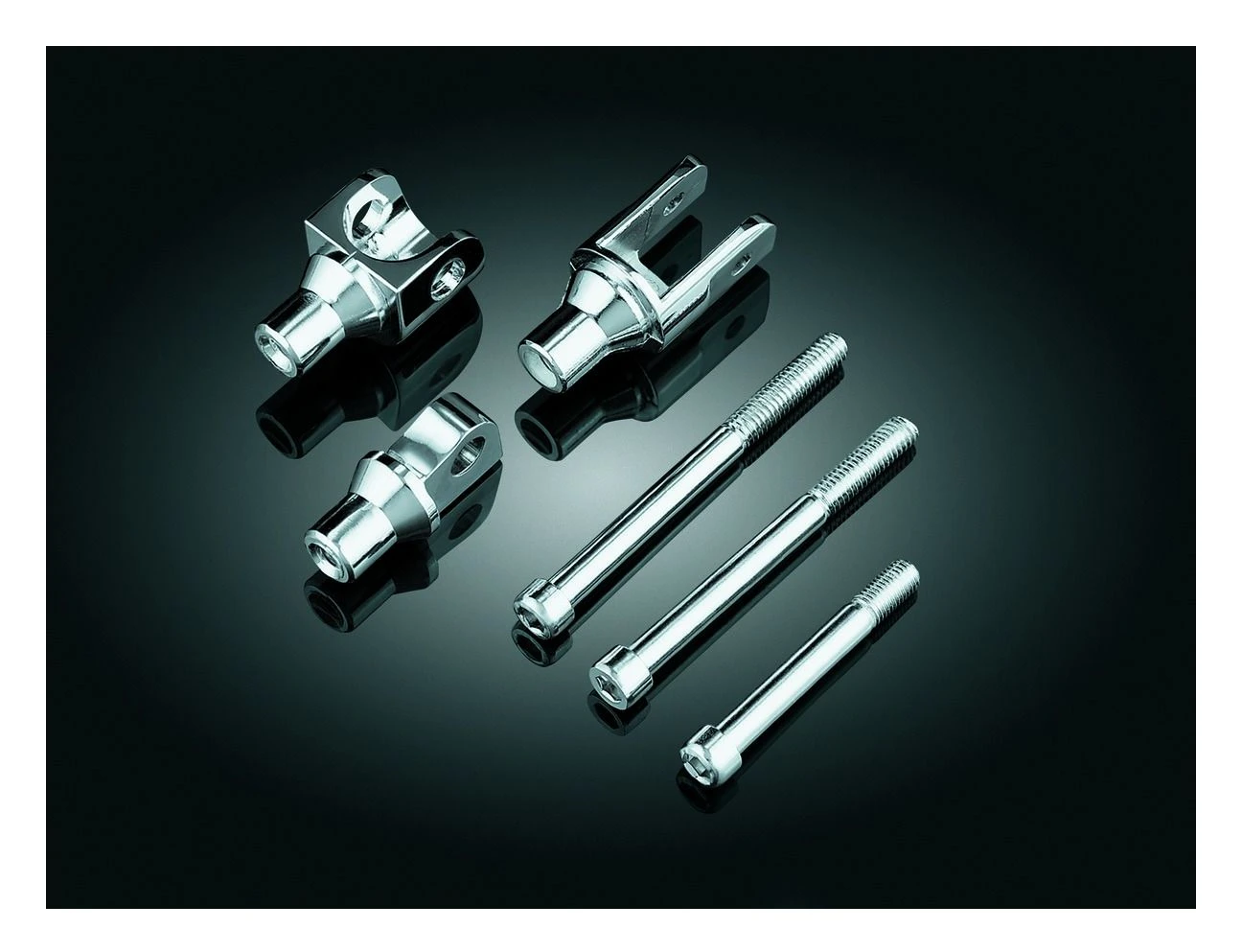 Kuryakyn Tapered Foot Peg Adapters For Harley Davidson 3 Kuryakyn Tapered Foot Peg Adapters For Harley Davidson