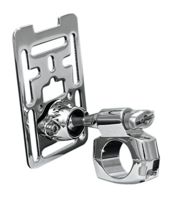 Kuryakyn Tech Connect Premium Chrome Handlebar Mount 1 1/4" Clamp / Chrome [Previously Installed]