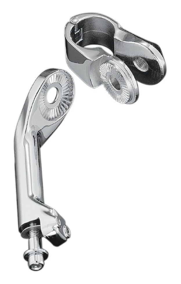 Kuryakyn Tour Tech Cruise Peg Mounts For 1-1/4" Engine Guards ISO Wing Mini Boards / 6" Back From Bar... [Open Box]