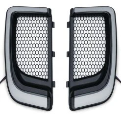 Kuryakyn Tracer LED Fairing Lower Grills For Harley Touring 2014-2022