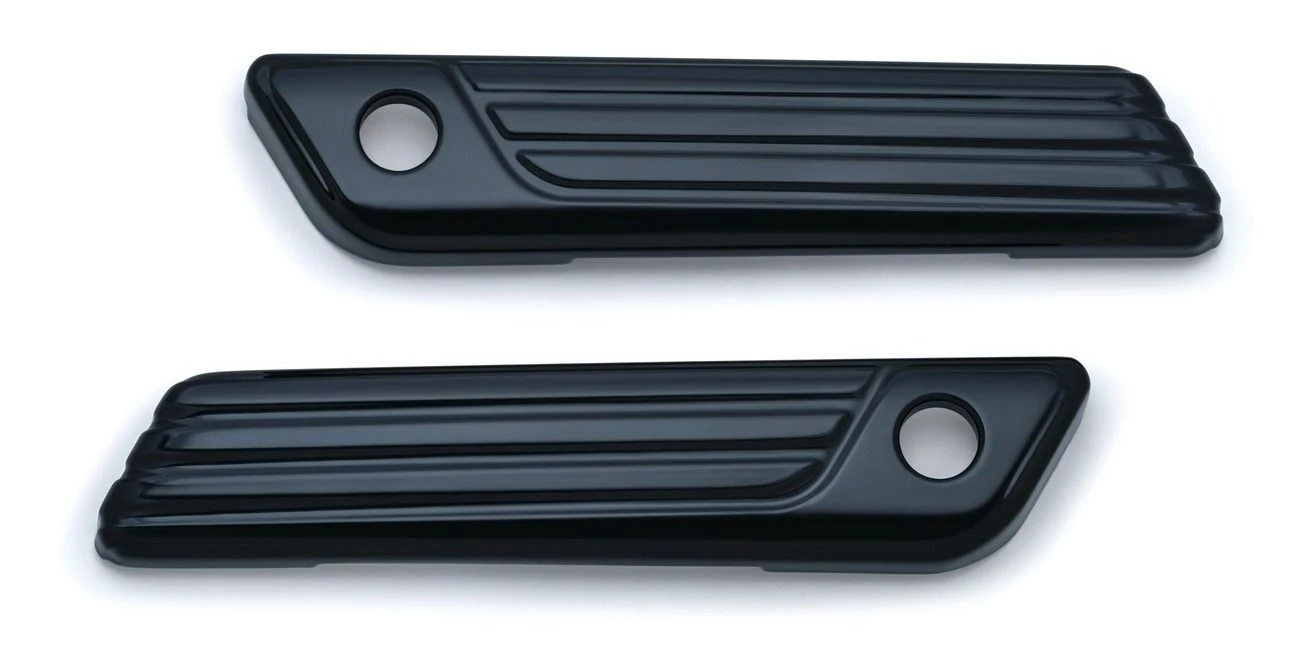 Kuryakyn Tri-Line Saddlebag Hinge Covers For Harley Touring 2014-2022