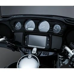 Kuryakyn Tri-Line Stereo Trim For Harley -Deals Throttle Nest Store kuryakyn tri line stereo trim for harley touring and trike2014 5