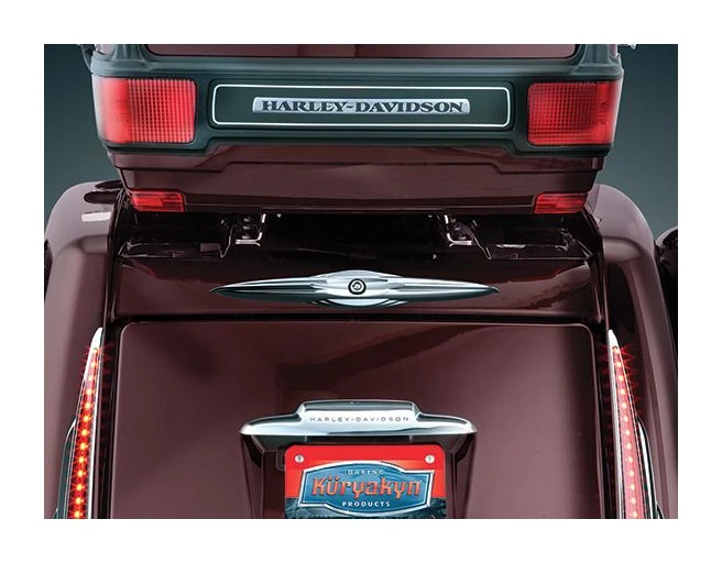 Kuryakyn Trunk Latch Accent For Harley Trike 2009-2022 4 Kuryakyn Trunk Latch Accent For Harley Trike 2009-2022 - Image 2
