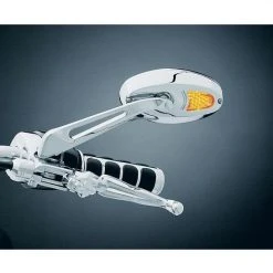 Kuryakyn LED Turn Signal Mirrors For Harley