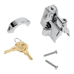 Kuryakyn Universal Chrome Helmet Lock -Deals Throttle Nest Store kuryakyn universal chrome helmet lock 4