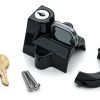 Kuryakyn Universal Helmet Lock -Deals Throttle Nest Store kuryakyn universal helmet lock to tubing gloss black 1