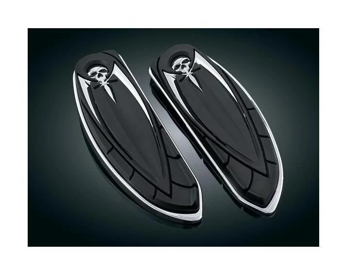 Kuryakyn Zombie Driver Floorboard Covers For Harley 1984-2022 3 Kuryakyn Zombie Driver Floorboard Covers For Harley 1984-2022