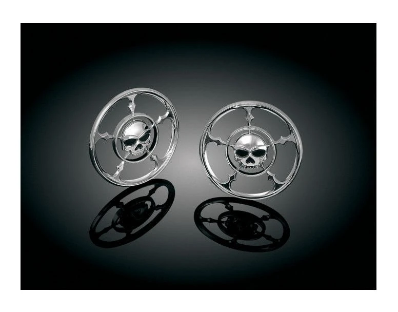 Kuryakyn Zombie Front Speaker Grills For Harley Touring 4 Kuryakyn Zombie Front Speaker Grills For Harley Touring - Image 2