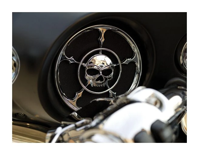 Kuryakyn Zombie Front Speaker Grills For Harley Touring 6 Kuryakyn Zombie Front Speaker Grills For Harley Touring - Image 4