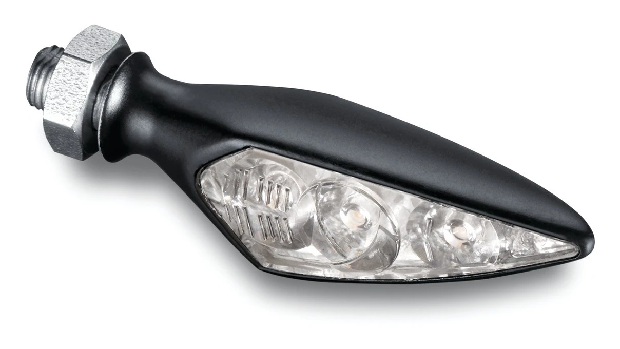 Kuryakyn by Kellermann Mini Micro Rhombus Turn Signal Red Running / Red Brake / Amber Turn LEDs / Rear Right / Sa... [Previously Installed]